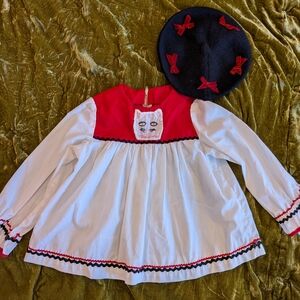 Vintage 70s Toddler Valentine's Blouse Bundle